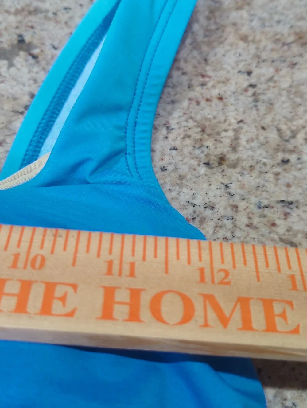 Lands End Woman Sz 8D Ombre One Piece Rushed Waist Swim Suit